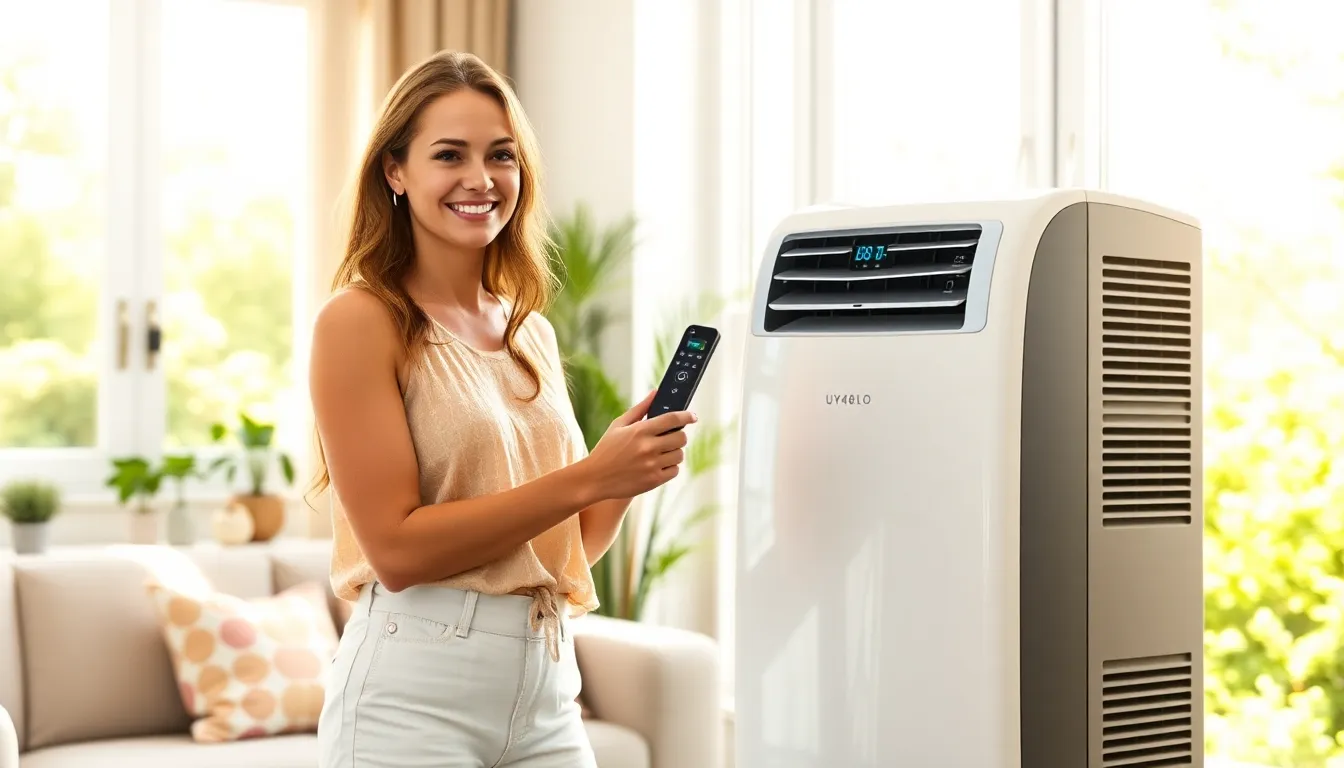 how to turn on uy48lo air conditioner